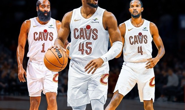 奇异果体育-锁定季后赛席位！美媒：哈登和米切尔能带领骑士走多远？