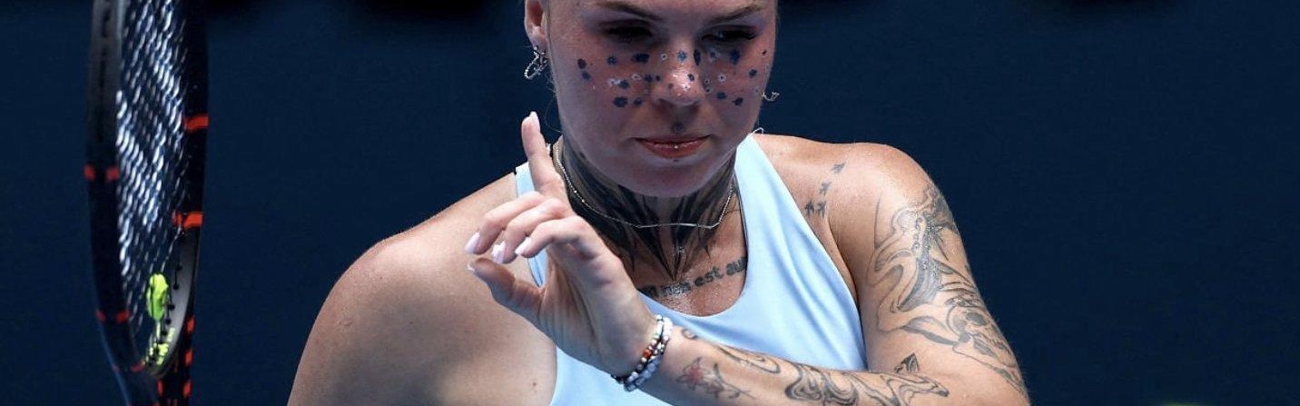 奇异果入口-澳网最特别的球员：奥利尼科娃的纹身来历、艰难经历与暖心故事